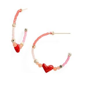 Kendra Scott Nova Heart Beaded Earrings Valentine’s